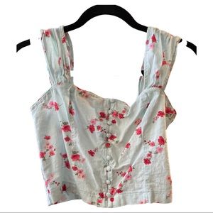 BRAND NEW Forever 21 Blue Crop Top